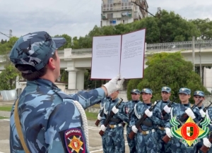 Первокурсники Высшей школы милиции приняли Присягу сотрудника органов внутренних дел