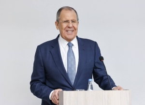 Сергей Шамба поздравил Сергея Лаврова с вручением ордена Святого апостола Андрея Первозванного