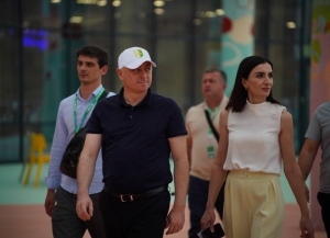 Президент Бадра Гунба поделился впечатлениями об арт-кластере «Таврида»