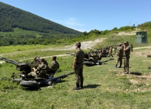 В Минобороны Абхазии завершились сборы с внештатными расчетами ЗУ-23-2