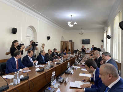 В ПАРЛАМЕНТЕ ПРОШЛА ВСТРЕЧА С МИНИСТРОМ ИНОСТРАННЫХ ДЕЛ СИРИИ ФЕЙСАЛОМ МИКДАДОМ